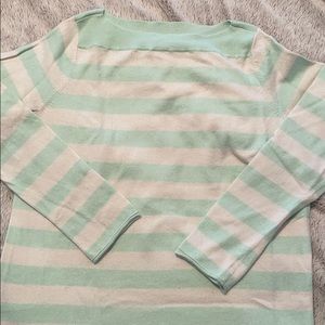 Gap Mint Striped Sweater- size M